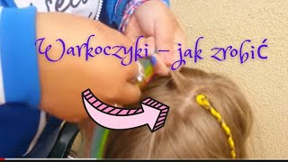 Warkoczyki z syntetycznymi włosami jak zrobic  syntetic hair braid [upl. by Ethbun]