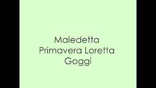 Maldetta PrimaveraLoretta Goggi D Instrumental [upl. by Nickie]