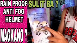 unboxing anti fog and rain proof film for helmet  JUNELMOTOVLOG [upl. by Nysa]