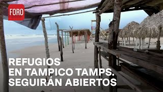 Mantienen abiertos refugios tras Impacto de Alberto en Tampico  Las Noticias [upl. by Araihc]