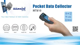 PocketDataCollector  MT810 MARSON BarcodeScanner manufacturer [upl. by Yecnuahc]