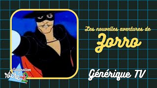 Les nouvelles aventures de Zorro  Générique TV [upl. by Niwle]