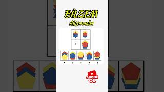 🤩 BİLSEM ALIŞTIRMALAR 🤩 bilsem quiz puzzle [upl. by Odlo]