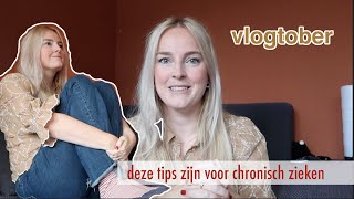 Vlogtober 4  😥Chronisch ziek zijn en dagelijkse uitdagingen 😴🛌 [upl. by Ijan520]