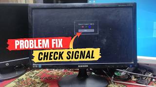 Samsung Monitor VGA Check Signal Problem Fix in Bangla 2024  Created by Afjal Hossain [upl. by Divan]