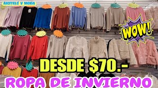 SUÉTERES DE INVIERNO PLAYERAS DESDE 70 PARA EMPRENDER HACER NEGOCIO PLAZA DAMAS CDMX [upl. by Gina]