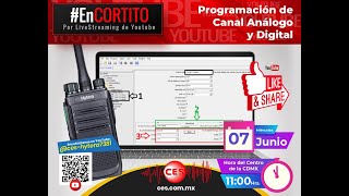 Programación de canal analógico y digital en radios Hytera [upl. by Kostman]