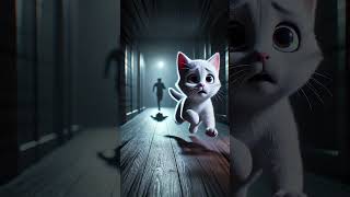 Creepy Chase A Cats Terrifying Midnight Encounter cat animation cats ai funny cartoon [upl. by Anairam607]