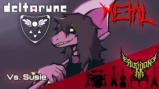 DELTARUNE  Vs Susie 【Intense Symphonic Metal Cover】 [upl. by Busey]