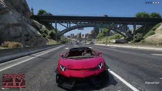 GTA 5 PC RDE PEV Course poursuite 3 ⭐️ Lamboghini [upl. by Retxed943]