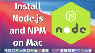 How to Install Nodejs and NPM on Mac [upl. by Secnarfyram]