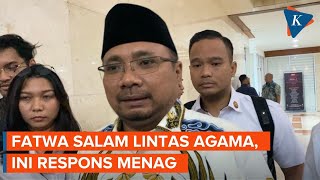 Menag Tak Setuju MUI Haramkan Salam Lintas Agama [upl. by Jard]