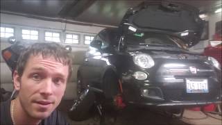 Fiat 500 Clutch Replacement Part 1 [upl. by Michele]