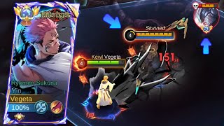 Yin vs Alpha  Yin best Build and Emblem  MVP Legendary MLBB [upl. by Enileuqaj839]