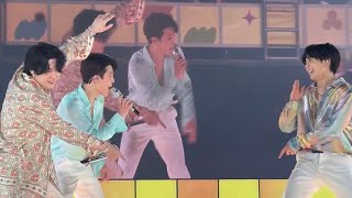 4K 220416 Butter BTS Fancam Permission to Dance PTD On Stage Las Vegas Concert Live 방탄소년단 [upl. by Nylirad]