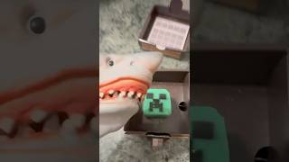 MINECRAFT CREPPER EXPLODES SHARK PUPPET [upl. by Saduj658]