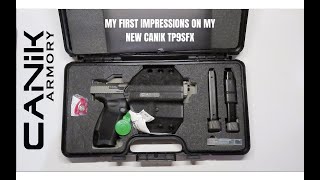 First Impressions On My New Canik  TP9SFx [upl. by Baniez]