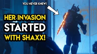 Destiny 2  SAVATHUNS INVASION STARTED WITH SHAXX How Savathun Corrupted Our City [upl. by Enenej161]