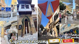 Cyprus 🇨🇾 crossing🇹🇷capital city 🌆 Nicosia🥰 [upl. by Weatherby154]