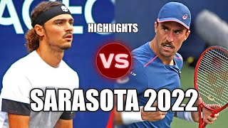 Steve Johnson vs Andrea Collarini SARASOTA 2022 Highlights [upl. by Ecnerrat]