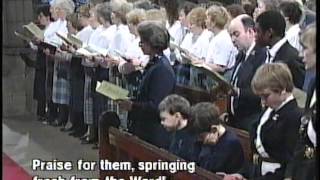 Gaelic Church of St Columba Glasgow 1991 Videorip part 4  18 [upl. by Sigfrid813]