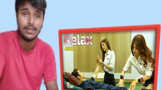 ASMR Special massage from tow classy beauties who admire Amun berbershop  Sambalpuri Meher Reaction [upl. by Ellie]