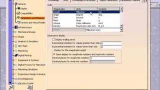 Changing measurement units in CATIA [upl. by Ellon931]