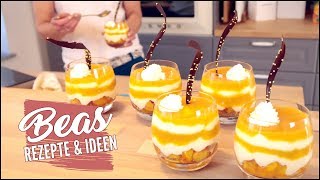 Dessert Solero oder Split Eis Art im Glas Rezept  Einfache Schoko Deko Idee  Nachtisch [upl. by Ordnajela]