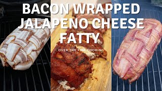 Bacon Wrapped Jalapeño Cheese Fatty Recipe  Over The Fire Cooking shorts [upl. by Jelsma]