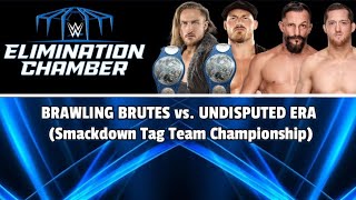 WR3D 2K23  Smackdown 22622  Brawling Brutes vs Undisputed Era Tag Titles [upl. by Nomit775]