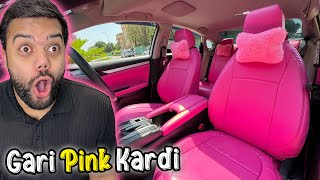 Aroob Ki Gari Pink Kardi 😱😍  Usko Bataya Bhi Nahi 🤣 [upl. by Idnas652]