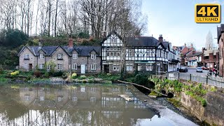 Lymm Village  4K Walking tour [upl. by Einniw]