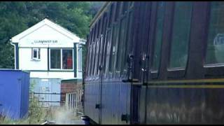 quotThe Welsh Mountaineerquot passes Llanrwst North Station [upl. by Annoled]