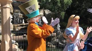 Mad Hatter sings the UNBIRTHDAY SONG  Disneyland [upl. by Arella543]