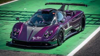 Lewis Hamiltons Pagani Zonda 760 LH Up Close [upl. by Wilkey]