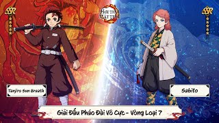 HƠI THỞ MẶT TRỜI  Sabito VS Tanjiro Sun Breath  PHÁO ĐÀI VÔ CỰC  VÒNG LOẠI 7 [upl. by Gnivri998]