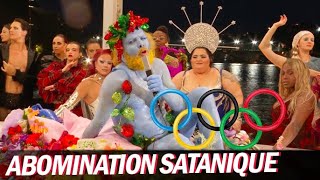 Ouverture des jeux olympiques 2024  Cérémonie satanique JO PARIS 2024 [upl. by Rollin]