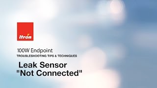 Itron 100W Endpoint  Leak Sensor Not Connected [upl. by Luapnhoj]