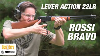 Rossi Rio Bravo Lever Action 22LR  Gun Review LIVE FIRE [upl. by Hayifas]