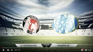 Highlights FC Midtjylland  Esbjerg fB 8112015 [upl. by Angrist860]