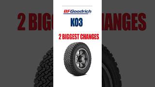 BF Goodrich KO3 VS KO2 allterrain tires ko2 [upl. by Nimzzaj]