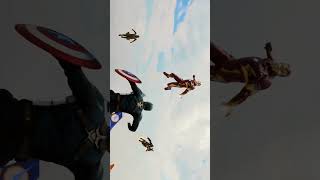 Team iron man vs team captain shorts ironman captainamerica marvel [upl. by Enidaj]