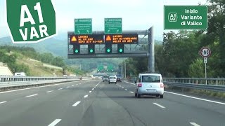 IT  A1var Firenze  Bologna  Variante di Valico [upl. by Zobias]