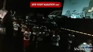 Night marathon clip night photography  AFSF Night Marathon 2019 nightstatus running shirt [upl. by Terbecki]