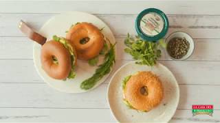 Salmon Mascarpone Bagel [upl. by Aneekal]