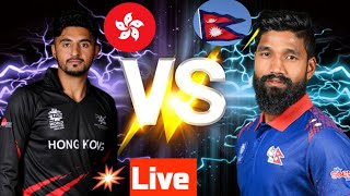 Nepal vs Hongkong live  Nepal vs Hong Kong today live  ACC primer cup 2024 live [upl. by Amii]