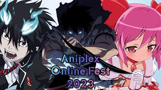 ANIPLEX ONLINE FEST 2023 WATCHPARTY [upl. by Webb]