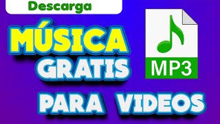 DESCARGAR MÚSICA GRATIS en MP3 y bajar canciones de fondo para videos de youtube [upl. by Yelraf]