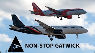 10 Landings in 5 Minutes  London Gatwick  Plane Spotting [upl. by Analle195]