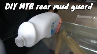 How To Make A Mudguard For Your Mountain Bike  MTB Rear Mudguard [upl. by Starlene307]